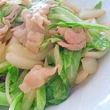 豚バラ肉と野菜のブイヨン炒め